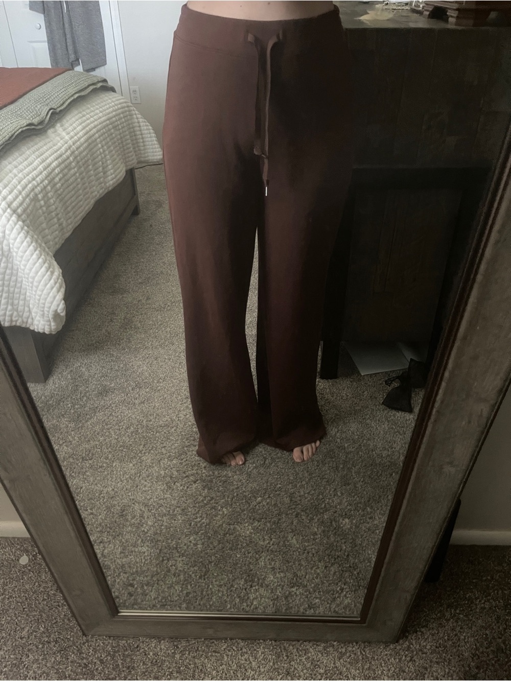SPANX AirEssentials Wide Leg Pants – Rich Brown – Tall XL